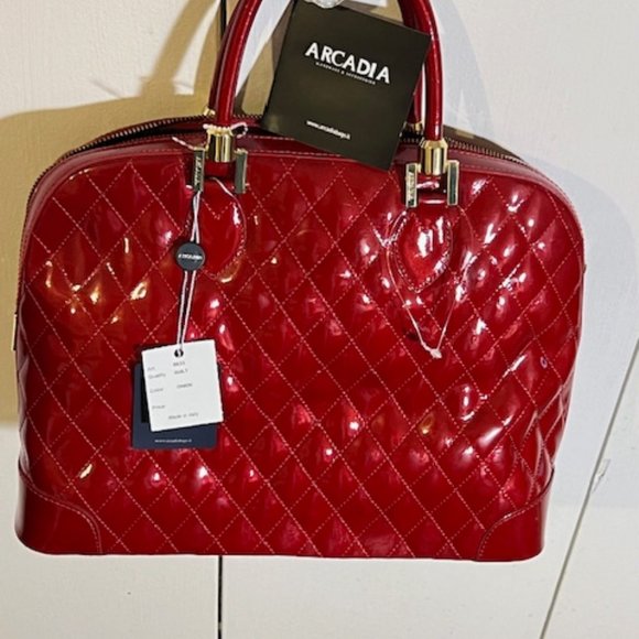 Arcadia Bags Arcadia Purse Red Made In Italy Original Poshmark